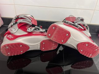 Botas de esquí Rossignol rojas talla 23.5