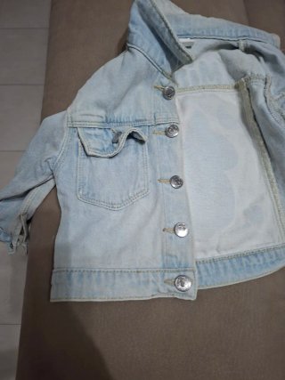 Giubbotto di jeans azzurro