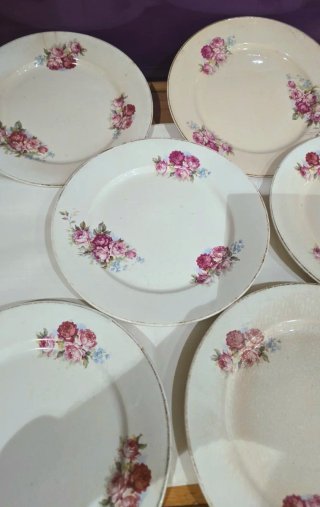 1925 Cartuja Sevilla Pickman 10 platos porcelana