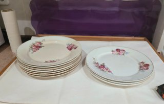 1925 Cartuja Sevilla Pickman 10 platos porcelana