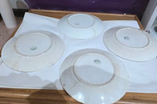 1925 Cartuja Sevilla Pickman 10 platos porcelana