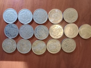16 Monedas 5 Pesetas Años 75-79
