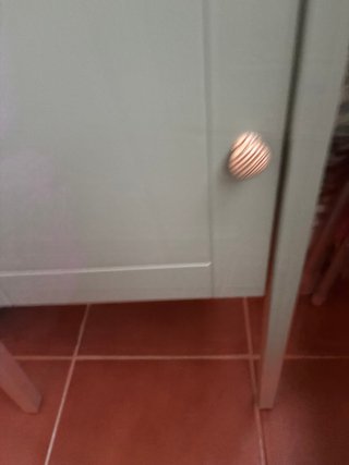 Mesita de noche verde agua Ikea