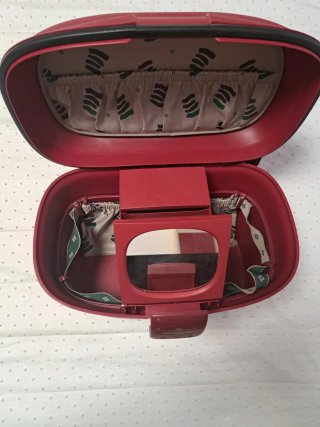 Neceser Samsonite Rígido Rojo
