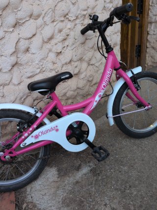 Bici niña 16 Olanda rosa