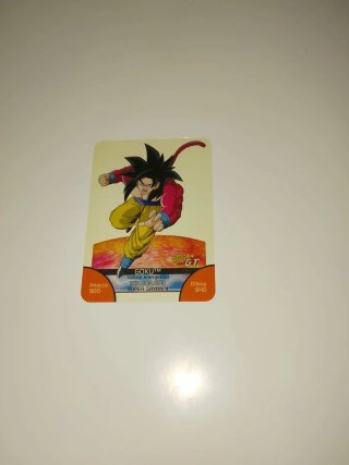 Carta Lamincard Dragon Ball GT Goku Super Saiyan 4