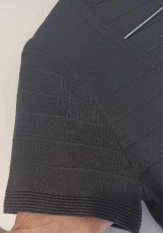 Vestido punto manga corta Amichi