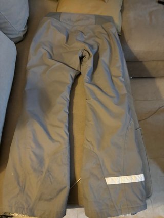 Pantaloncini da sci grigi con logo