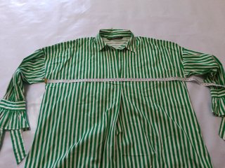 Camisa Zara Rayas Verdes Talla M