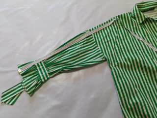 Camisa Zara Rayas Verdes Talla M