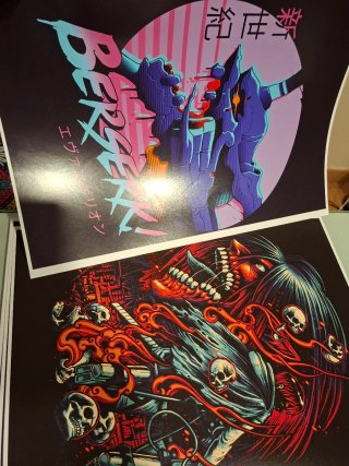 Poster di vari anime e videogiochi