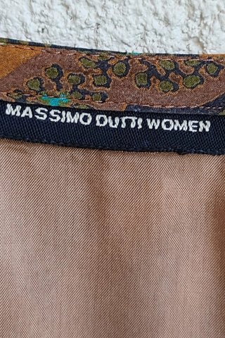 Vestido 100% seda Massimo Dutti 38 / Robe 100% soi