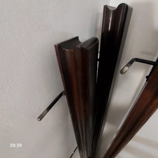 Baranda de escalera de madera