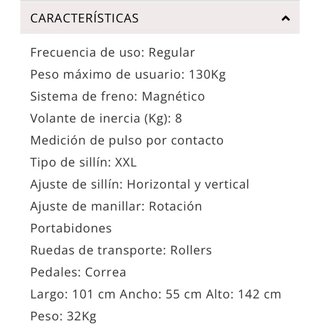 Bicicleta Estática BH Dual