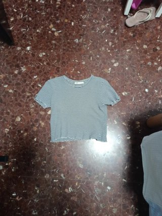 Pull and Bear Camiseta Rayas Talla L