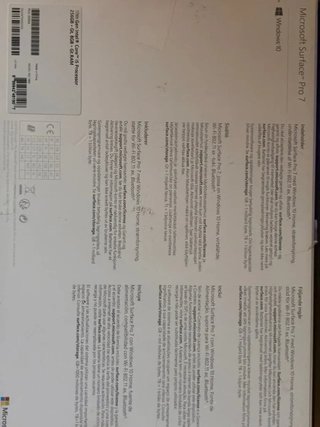 MICROSOFT SURFACE PRO 7 256GB WIFI 12.3" i5