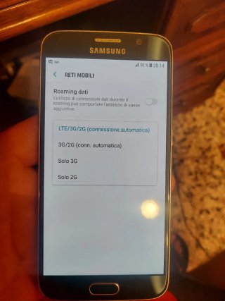 Samsung Galaxy S6 Argento
