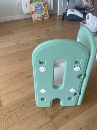 Mesa y Silla Infantil Homcom Verde
