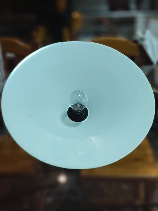 Lámpara colgante amarilla metal