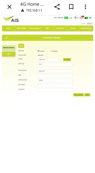 Router LTE 4G AIS