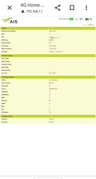 Router LTE 4G AIS