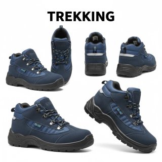Scarponcini uomo Montagna blu trekking 41 a 46