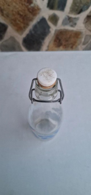 Botella Cristal Antigua San Miguel 1L