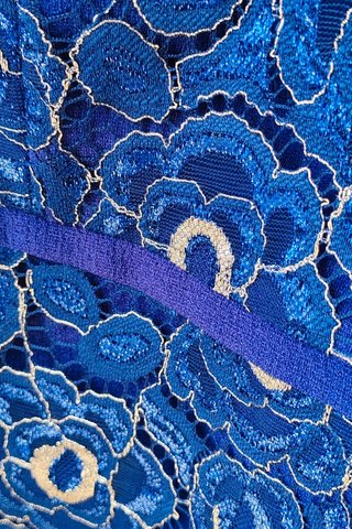 Blusa Fiesta Azul Dorado Talla 52 / Haut Cérémonie