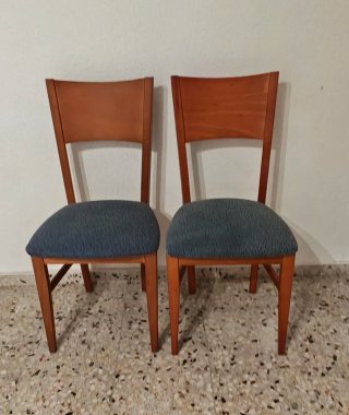 Mesa comedor y sillas madera
