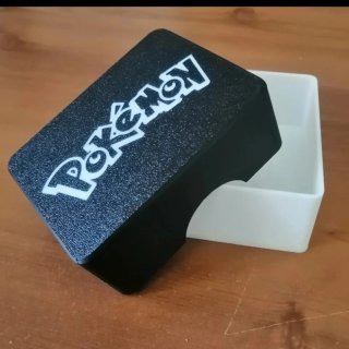 Caja para cartas Pokémon Roja y Blanca