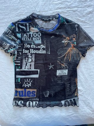 Total look Falda y camiseta Desigual Talla S