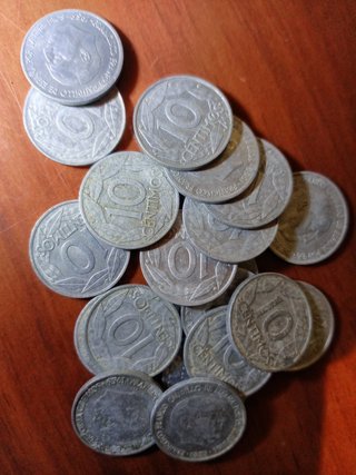 20 Monedas 10 Céntimos Peseta 1959
