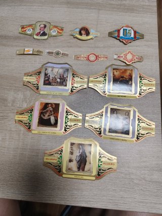 Lote Vitolas Vintage de colección Alvaro