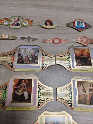 Lote Vitolas Vintage de colección Alvaro