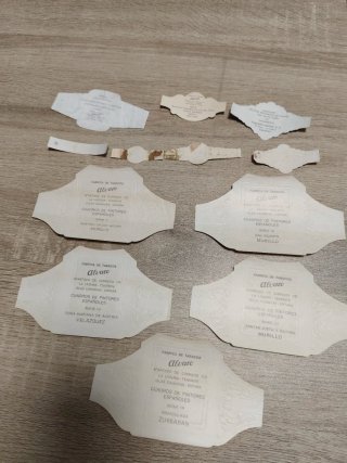 Lote Vitolas Vintage de colección Alvaro