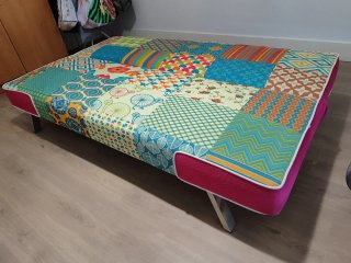 Sofá Cama Click Clack Patchwork