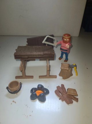 Lote 124. Playmobil Carpintero