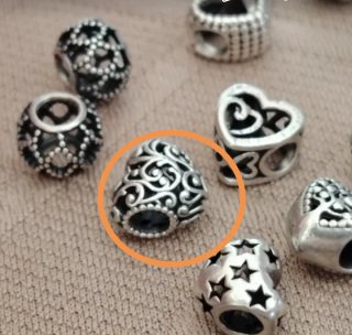 Charm Pandora Corazón Plata Original