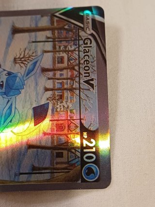 Carta Pokémon Glaceon V Arte Alternativo