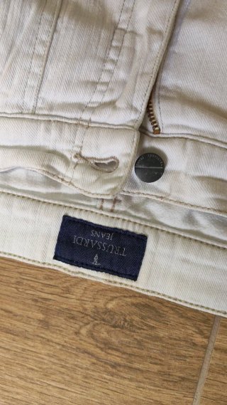 Pantaloni Trussardi Jeans bianchi