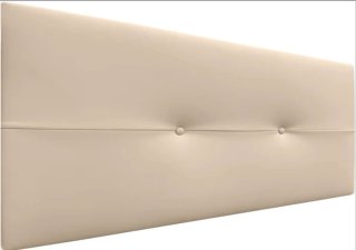 Dos cabeceros beige polipiel