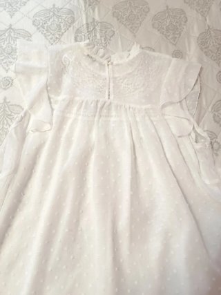 Blusa blanca Miss ng plumeti talla M