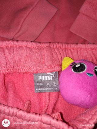 Conjunto Puma rosa niña talla 3/4 años 104 cm