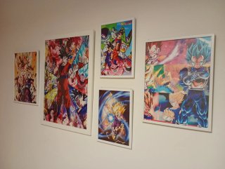 Cuadros Decorativos Dragon Ball Marcos y Lienzos
