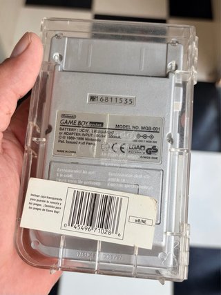 Nintendo Game Boy Pocket Plata