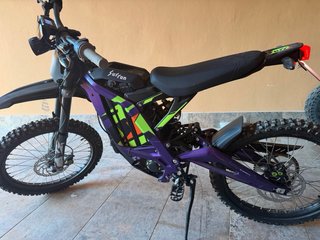 SurRon Enduro/Motocross Morado/Verde