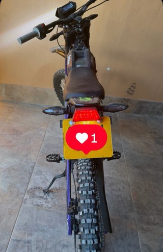 SurRon Enduro/Motocross Morado/Verde
