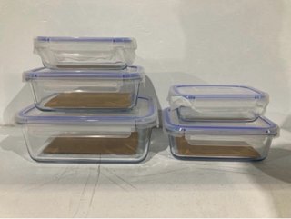 Set 10 Tapers Herméticos Cristal Nuevos