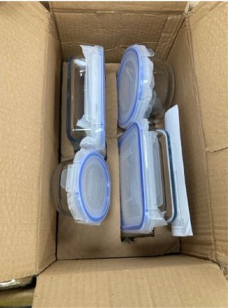 Set 10 Tapers Herméticos Cristal Nuevos