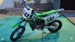 Kawasaki Motocross 147 Verde/Blanco